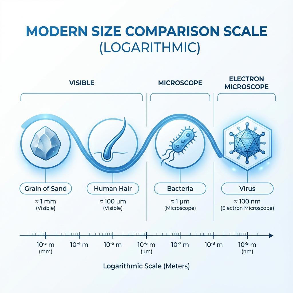 Échelle des micro-organismes