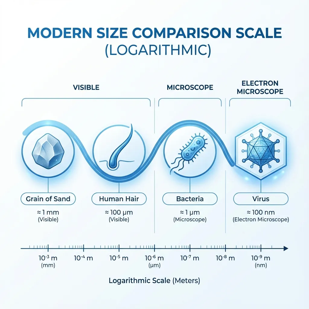 Échelle des micro-organismes